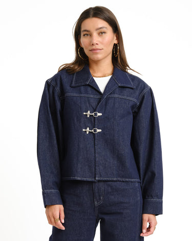TILTIL Milly Buckle Jacket Blue - Things I Like Things I Love