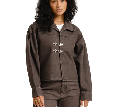 TILTIL Milly Buckle Jacket Bruin - Things I Like Things I Love
