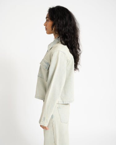TILTIL Milo Zipper Jacket Light Blue - Things I Like Things I Love