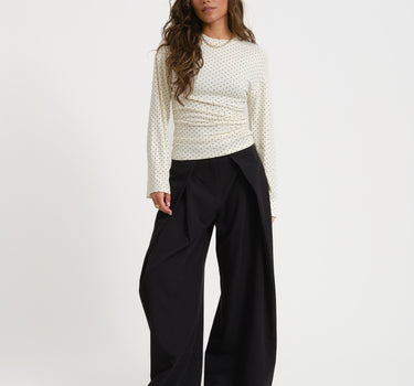 TILTIL Mimi Polka Longsleeve Offwhite - Things I Like Things I Love