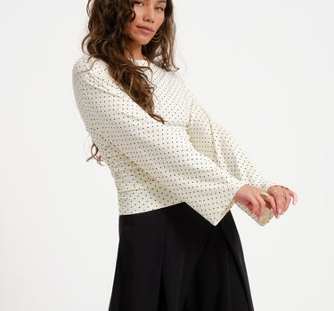 TILTIL Mimi Polka Longsleeve Offwhite - Things I Like Things I Love
