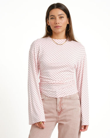 TILTIL Mimi Polka Longsleeve Pink - Things I Like Things I Love