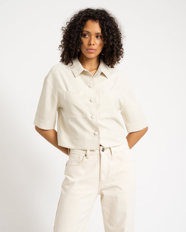 TILTIL Mine Shortsleeve Blouse Offwhite - Things I Like Things I Love
