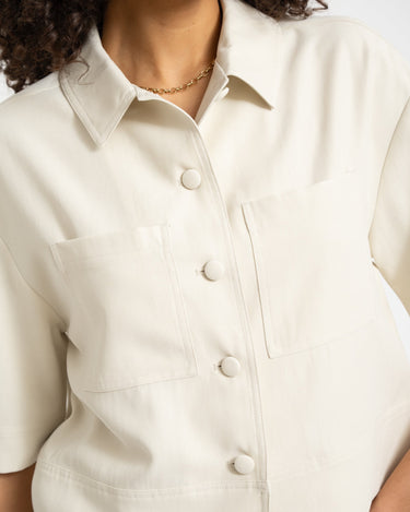 TILTIL Mine Shortsleeve Blouse Offwhite - Things I Like Things I Love