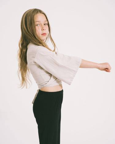 TILTIL Mini Sunny Linen Top Beige One Size - Things I Like Things I Love