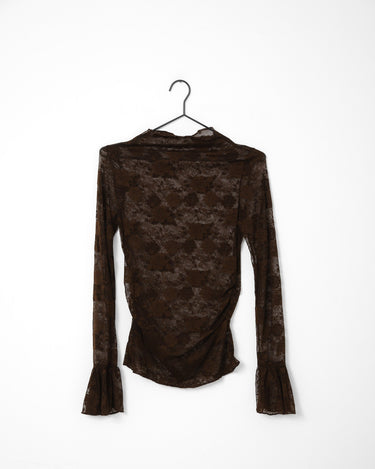 TILTIL Mira Lace Longsleeve Bruin - Things I Like Things I Love
