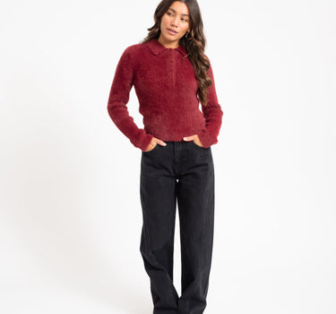 TILTIL Missy HR Relaxed Seam Jeans Black - Things I Like Things I Love