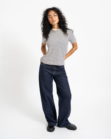 TILTIL Missy HR Relaxed Seam Jeans Donkerblauw - Things I Like Things I Love