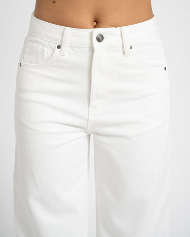 TILTIL Missy HR Relaxed Seam Jeans White - Things I Like Things I Love
