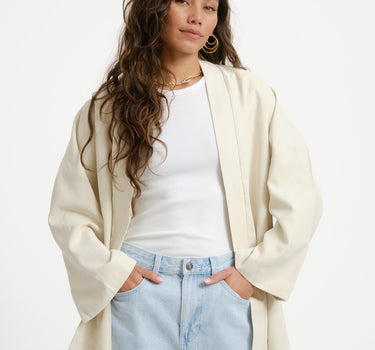 TILTIL Miya Rayon Kimono Offwhite - Things I Like Things I Love
