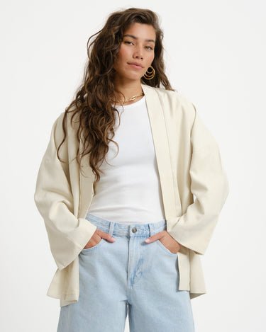 TILTIL Miya Rayon Kimono Offwhite - Things I Like Things I Love