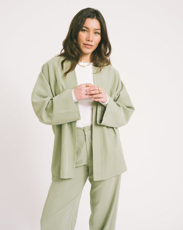 TILTIL Miya Rayon Kimono Sage - Things I Like Things I Love