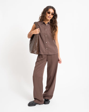 TILTIL Moni Pants Tencel Brown - Things I Like Things I Love