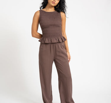TILTIL Moni Pants Tencel Brown - Things I Like Things I Love