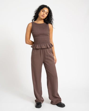 TILTIL Moni Pants Tencel Brown - Things I Like Things I Love