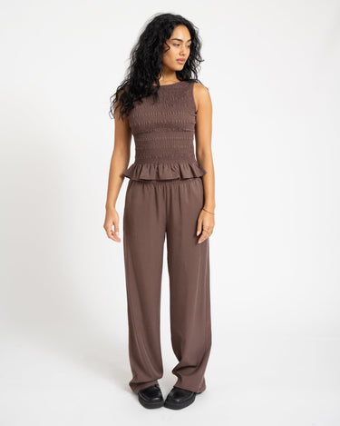 TILTIL Moni Pants Tencel Brown - Things I Like Things I Love