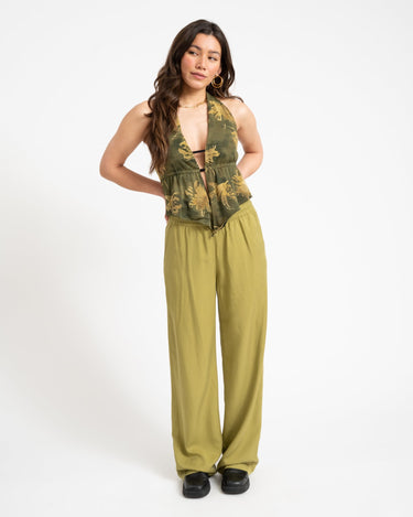 TILTIL Moni Pants Tencel Green - Things I Like Things I Love