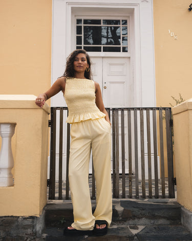 TILTIL Moni Pants Tencel Yellow - Things I Like Things I Love