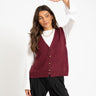 TILTIL Monica Gilet Bordeaux - Things I Like Things I Love