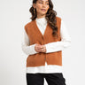 TILTIL Monica Gilet Cognac One Size - Things I Like Things I Love