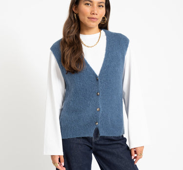 TILTIL Monica Gilet Donkerblauw - Things I Like Things I Love