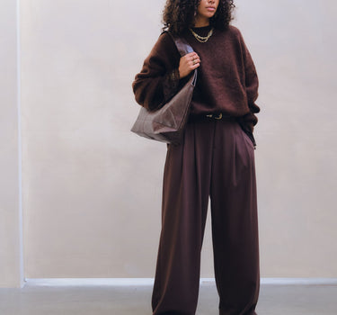 TILTIL Mulla Mohair Pullover Brown - Things I Like Things I Love