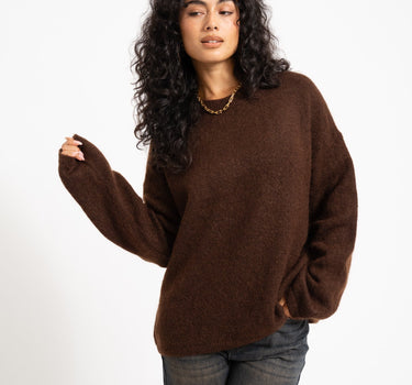 TILTIL Mulla Mohair Pullover Brown - Things I Like Things I Love