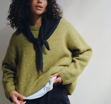 TILTIL Mulla Mohair Pullover Groen - Things I Like Things I Love