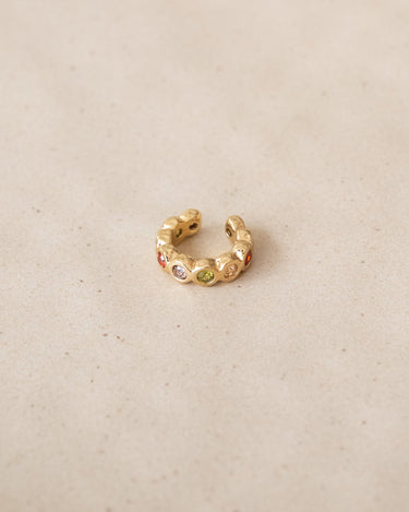 TILTIL Multi Stone Earcuff Goud - Things I Like Things I Love