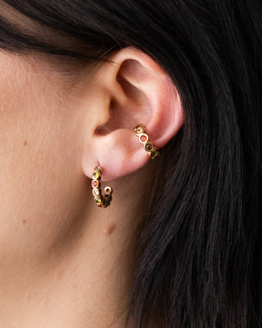 TILTIL Multi Stone Earcuff Goud - Things I Like Things I Love