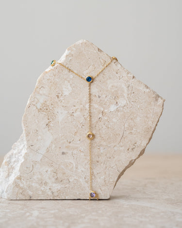 TILTIL Multi Stone Hand Chain Goud - Things I Like Things I Love