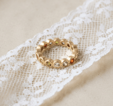 TILTIL Multi Stone Ring Goud - Things I Like Things I Love