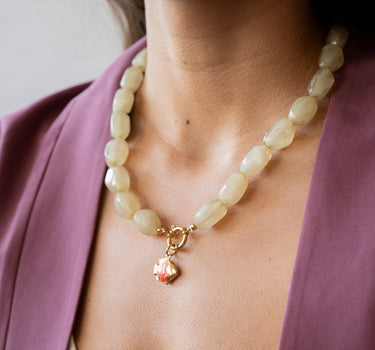 TILTIL Necklace Bead Fish Offwhite - Things I Like Things I Love