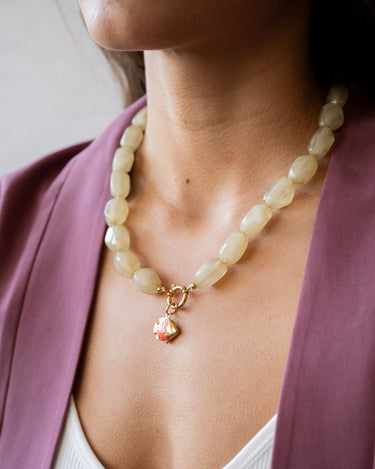 TILTIL Necklace Bead Fish Offwhite - Things I Like Things I Love