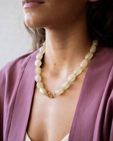 TILTIL Necklace Bead Fish Offwhite - Things I Like Things I Love