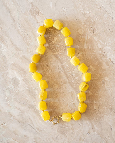 TILTIL Necklace Bead Star Yellow - Things I Like Things I Love