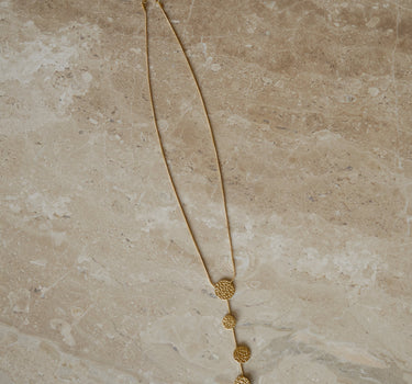 TILTIL Necklace Circle Strap Gold - Things I Like Things I Love