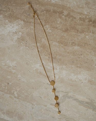 TILTIL Necklace Circle Strap Gold - Things I Like Things I Love