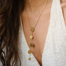 TILTIL Necklace Circle Strap Gold - Things I Like Things I Love
