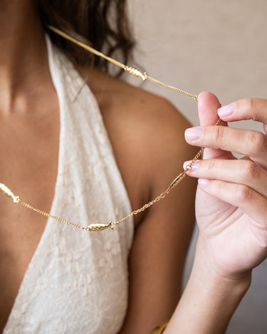 TILTIL Necklace Fish Long Gold - Things I Like Things I Love