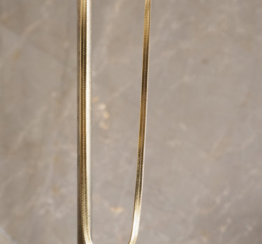 TILTIL Necklace Francy Flat Snake Chain Gold - Things I Like Things I Love