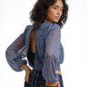TILTIL Oi-Vi Lace Blouse Blauw - Things I Like Things I Love