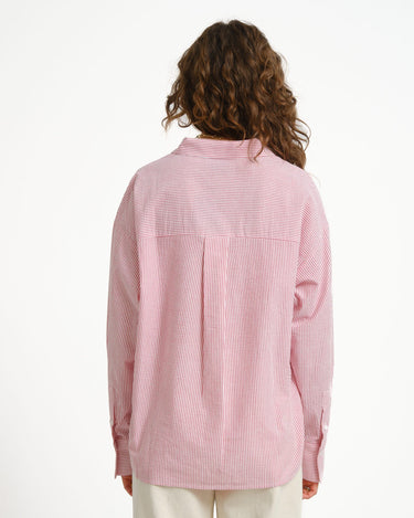 TILTIL Pippa Seersucker Shirt Red - Things I Like Things I Love