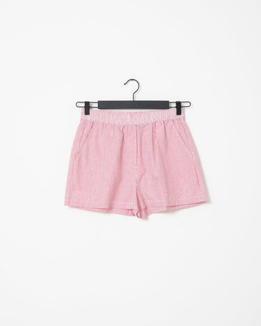 TILTIL Pippa Seersucker Short Red - Things I Like Things I Love
