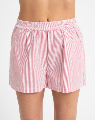 TILTIL Pippa Seersucker Short Red - Things I Like Things I Love