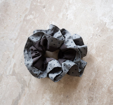 TILTIL Plain Polkadot Scrunchie Bruin - Things I Like Things I Love