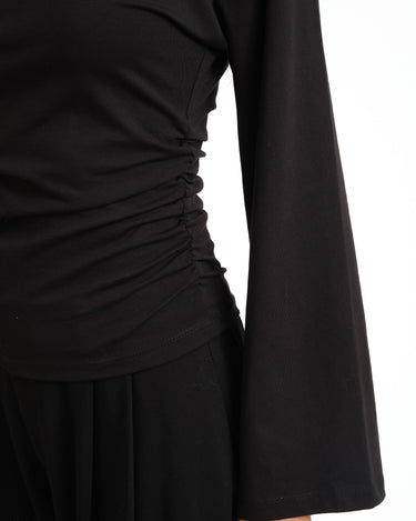 TILTIL Pleated Tammy Longsleeve Zwart - Things I Like Things I Love