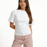 TILTIL Pleated Tammy Tee Wit - Things I Like Things I Love