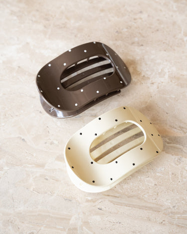 TILTIL Polkadot Honey Clip Offwhite - Things I Like Things I Love