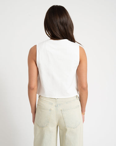 TILTIL Polly Gilet Embroidery Off - white - Things I Like Things I Love